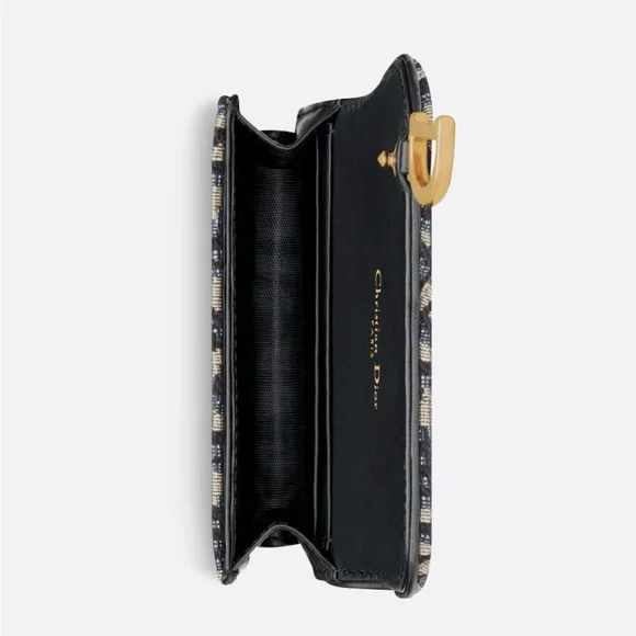 NWT-DIOR SADDLE FLAP CARD HOLDER. - Picture 15 of 16
